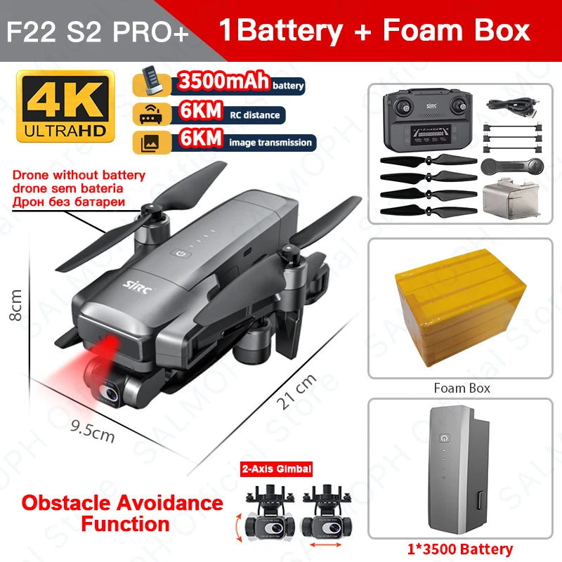 SJRC F11S 4K PRO+ F22 S3 PRO Professional Drone