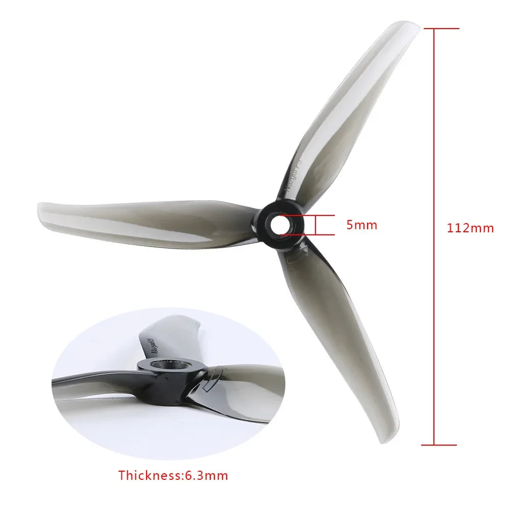 4pair IFlight Nazgul F5 5.1x3.5x3 / F6 6x4x3 Tri-blade Propeller